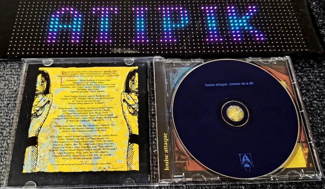 🎸 Cd Louise Attaque  - Comme On A Dit - Álbum Original 2000 🔥 – photo 3
